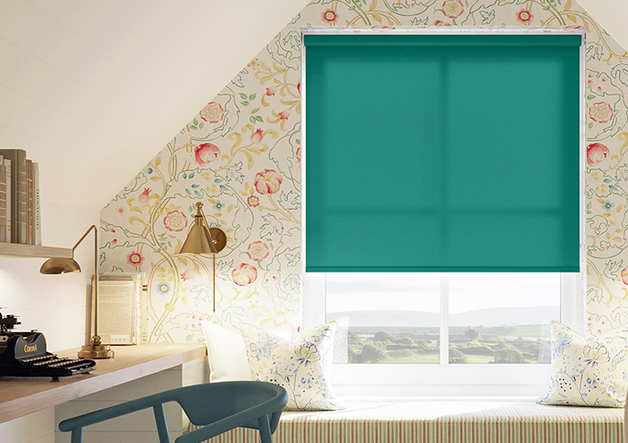 Roma (FR), Ocean Green - Roller Blind - Image 3